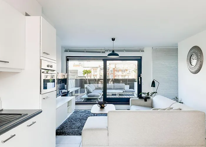 Modern Centrum Met Enorm Dakterras شقة